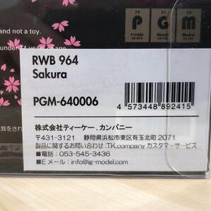 1/64 未開封未展示 999台限定 希少ブランド初期モデル PGM RWB 964 Sakura PGM-640006 PRIVATE GOODS MODEL ポルシェ Porscheの画像7