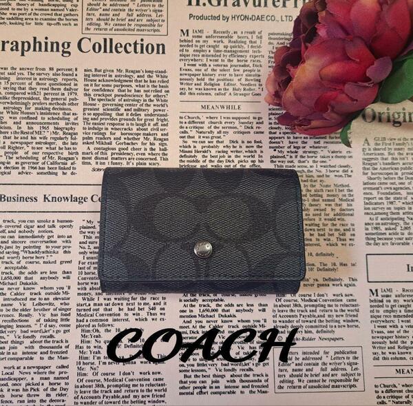【新品】COACH コーチ キーケース カードケース 78675
