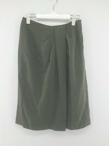 * SunaUna SunaUna waist rubber knees under height tight narrow skirt size 38 green lady's P