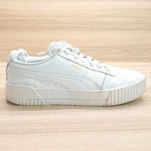 ◇ PUMA プーマ キャリーナ ストリートシンプル カジュアル スニーカー サイズ23.5 ホワイト レディース E_画像5