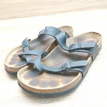 ◇ BIRKENSTOCK ビルケンシュトック Mayari / マヤリビルコフロー ヌバック サンダル サイズ表記なし モカ メンズ E_画像1