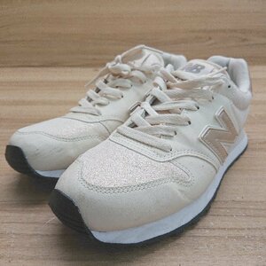 ◇ NEWBALANCE ニューバランス 定番 カジュアル スニーカー ローカット サイズ２４．５ アイボリー系 レディース E