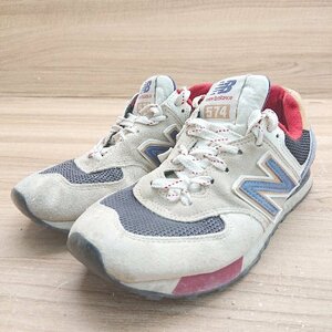 ◇ NEWBALANCE ニューバランス LEGENDSPACK マルチ柄 スニーカー ローカット サイズ２４ ベージュ系 メンズ E