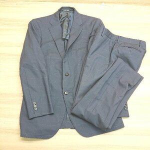 ◇ UNITEDARROWS greenlabelrelaxing 背抜き チェック柄 フォーマル S セットアップ スーツ サイズ72 ネイビー メンズ E