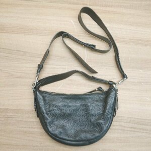 * LORISTELLA Loris telaJULY leather Mini 2WAY casual shoulder bag black lady's E