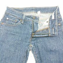 ◇ RALPH LAUREN SPORT DENIM & SUPPLY シンプル ブランドタグ付き デニムパンツ サイズ25/30 ブルー レディース E_画像3