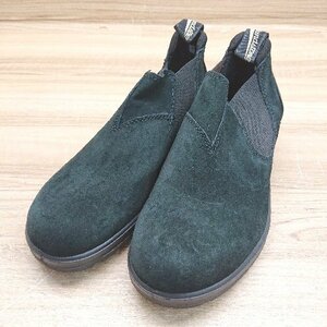 ■ Blundstone ブランドストーン スエ－ド サイドゴム ショ－丈 サイドゴアブ－ツ サイズ5 ブラック レディース E