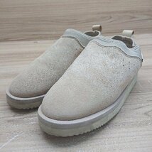 ◇ SUICOKE スイコック スウェード ロー ブーツ 極暖 ボア ムートン スリッポン サイズ23 ベージュ系 レディース E_画像1