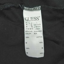 ◇ GUESS ゲス コーディネート コットン アイテム デニム 夏 半袖 Ｔシャツ サイズL ブラック系 レディース E_画像6