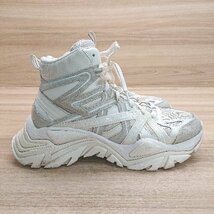 ■ FILA フィラ ELECTROVE 2 HIGH エレクトローブ2ハイ 厚底ハイカット スニーカー サイズ27.0 グレー系 メンズ E_画像3