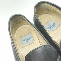 ◇ KENZO ケンゾー ホースビット金具 カジュアル ローファー シューズ サイズ表記なし ブラック メンズ E_画像8