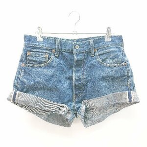 ◇ Levi's リーバイス 夏 フェス・ビーチスタイル デニムパンツ サイズW31 インディゴブルー レディース E