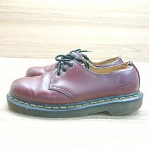 ◇ Dr Martens ドクターマーチン シンプル カジュアル ホールシューズ サイズUS M ワインレッド レディース E_画像3