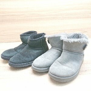 # { UGG UGG set sale 2 point set Conti . short boots / short boots mouton boots lady's } E