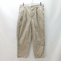 ◇ journal standard luxe カジュアル ストリート 無地シンプル チノパンツ サイズ表記なし キャメル メンズ E_画像1