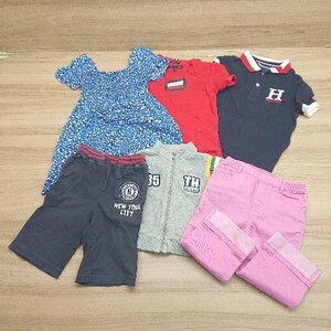 ◇ 《 TOMMY HILFIGER まとめ売り6点セット キッズ サイズ混合 ワンピース パンツ シャツ レディース メンズ 》 E