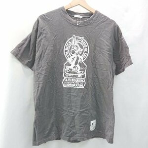 ◇ GYDA ジェイダ カジュアル オーバーサイズ シンプル 半袖 Tシャツ サイズF ダークグレー レディース E