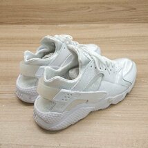 ◇ ◎ NIKE ナイキ AIR HUARACHE ヒールクリップ シンプル 柔らかい スニーカー サイズ27 ホワイト メンズ E_画像3