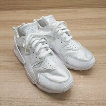 ◇ ◎ NIKE ナイキ AIR HUARACHE ヒールクリップ シンプル 柔らかい スニーカー サイズ27 ホワイト メンズ E_画像4