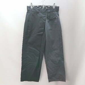 ◇ Dickies ディッキーズ アシメントリ－ バイカラ－ チノパンツ サイズS ブラック グレー レディース E