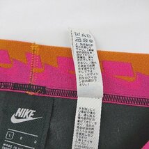 ◇ NIKE ナイキ ストレッチ マルチ柄 カジュアル スポーツ スパッツ サイズL イエロー系 レディース E_画像6