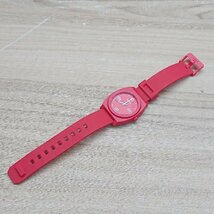 ◇ NIXON ニクソン MINIMAL 動作未確認 シンプル 腕時計 ウォッチ レッド レディース メンズ E_画像6