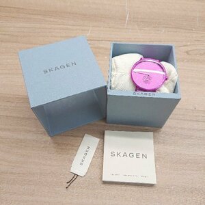 ◇ ◎ SKAGEN スカーゲン SKW6543 SR621SW 定価￥14,000 動作未確認 腕時計 パ－プル レディース E