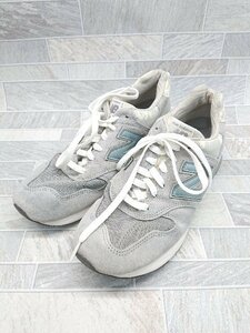 ◇ New Balance ニューバランス ローカット スニーカー シューズ 約28.0cm相当 ライトグレー系 メンズ P