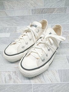 ◇ CONVERSE コンバース 60H01 ALL STAR スニーカー シューズ サイズ4 ホワイト レディース P