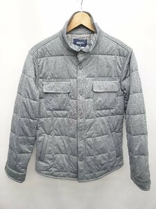 ◇ ◎●未使用● NAVY ネイビー タグ付き 中綿 ステンカラー 長袖 ジャケット サイズM グレー メンズ P