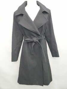 ◇ ◎ H&M エイチアンドエム シンプル ロング 通勤 OL 長袖 コート サイズEUR 40 US M CA M MX M ブラック レディース P