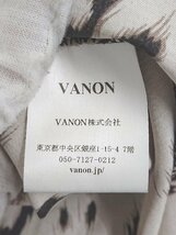 ◇ VANON バノン 総柄 薄手 カジュアル 長袖 膝下 ワンピース ベージュ レディース P_画像5