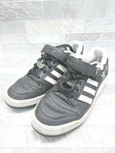 ◇ adidas Originals アディダス フォーラム ロー GY0752 スニーカー シューズ サイズ24.5cm ブラック レディース P