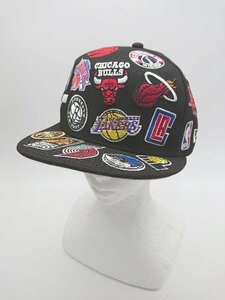 ◇ NEW ERA ニューエラ 9FIFTY NBA オールオーバー ワッペン カジュアル ハット 帽子 ブラック メンズ P