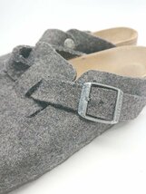 ◇ BIRKENSTOCK Boston ビルケンシュトック カジュアル クロッグ サンダル サイズ38 ライトグレー レディース P_画像6