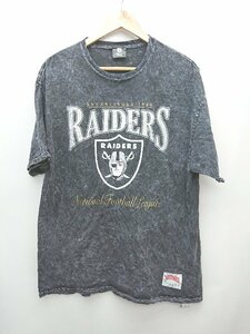 ◇ NUTMEG MILLS NFL90 TEE カジュアル プリント 半袖 Tシャツ カットソー サイズＭ ネイビー系 レディース メンズ P