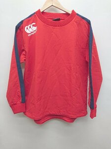 ◇ CANTERBURY カンタベリー キッズ 子供服 スポーツ 長袖 トレーナー サイズ160 レッド メンズ P