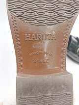 ◇ HARUTA ハルタ デザイン 通勤 通学 ローファー シューズ サイズ24.5 ブラック レディース P_画像6
