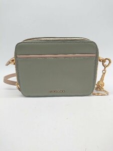 ◇ ◎ CHARLES & KEITH チャールズ＆キース ブランドロゴ かわいい ショルダーバッグ ライトグリーン系 レディース P