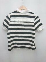 ◇ MIRO AMURETTE ボーダー カジュアル 可愛い 半袖 Tシャツ カットソー サイズM ホワイト ブラック レディース P_画像2
