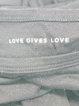 ◇ LOVE GIVES LOVE オーバーサイズ サイドスリット 半袖 膝下丈 ワンピース ブラック レディース P_画像3