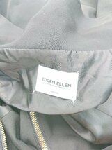 ◇ EDDEN ELLEN エデンエレン シンプル カジュアル ジップアップ 長袖 シャツ ジャケット サイズS ブラック メンズ P_画像3