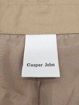 ◇ ◎ Casper John キャスパージョン シンプル 無地 ゆったり 長袖 トレンチコート サイズ縦S 横Ｍ ベージュ メンズ P_画像3