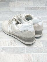 ◇ New Balance ニューバランス ML574EVW スニーカー シューズ サイズ24.0cm ライトグレー系 レディース メンズ P_画像2