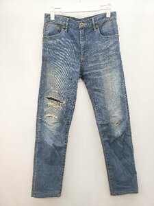 ◇ JAPAN BLUE JEANS ジャパンブルージーンズ ダメージ加工 スキニー デニム ジーンズ パンツ サイズ29 ブルー系 メンズ P