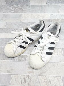 ◇ adidas SUPERSTAR W スーパースター?FX3600 スニーカー シューズ サイズ22.0 ホワイト ブラック レディース P