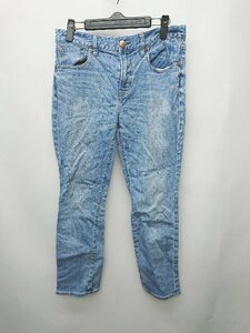 ◇ 23区DENIM ニジュウサンク カジュアル スキニー デイリー使い デニム ジーンズ パンツ サイズ38 ブルー レディース P