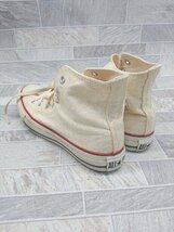 ◇ CONVERSE コンバース ALL STAR HI オールスターHI?M9162? スニーカー シューズ サイズ24.5cm ベージュ レディース P_画像2