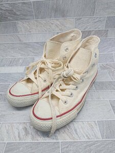 ◇ CONVERSE コンバース ALL STAR HI オールスターHI?M9162? スニーカー シューズ サイズ24.5cm ベージュ レディース P