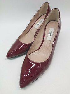 ◇ LUCENTI Острый носок Сделано в Италии Красивые туфли-лодочки Размер каблука 371/2 Красный женский P